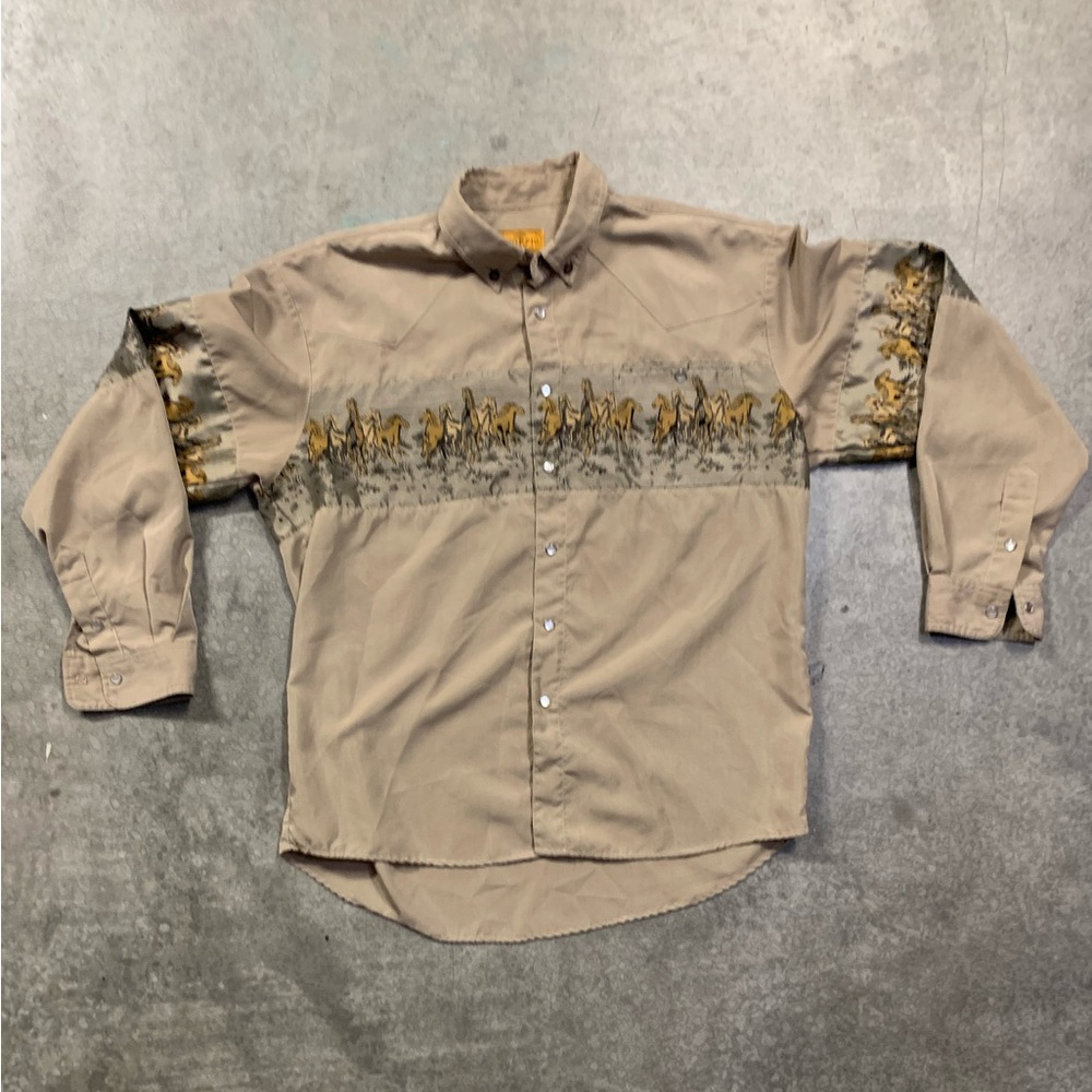Vintage Western Button Up Shirt